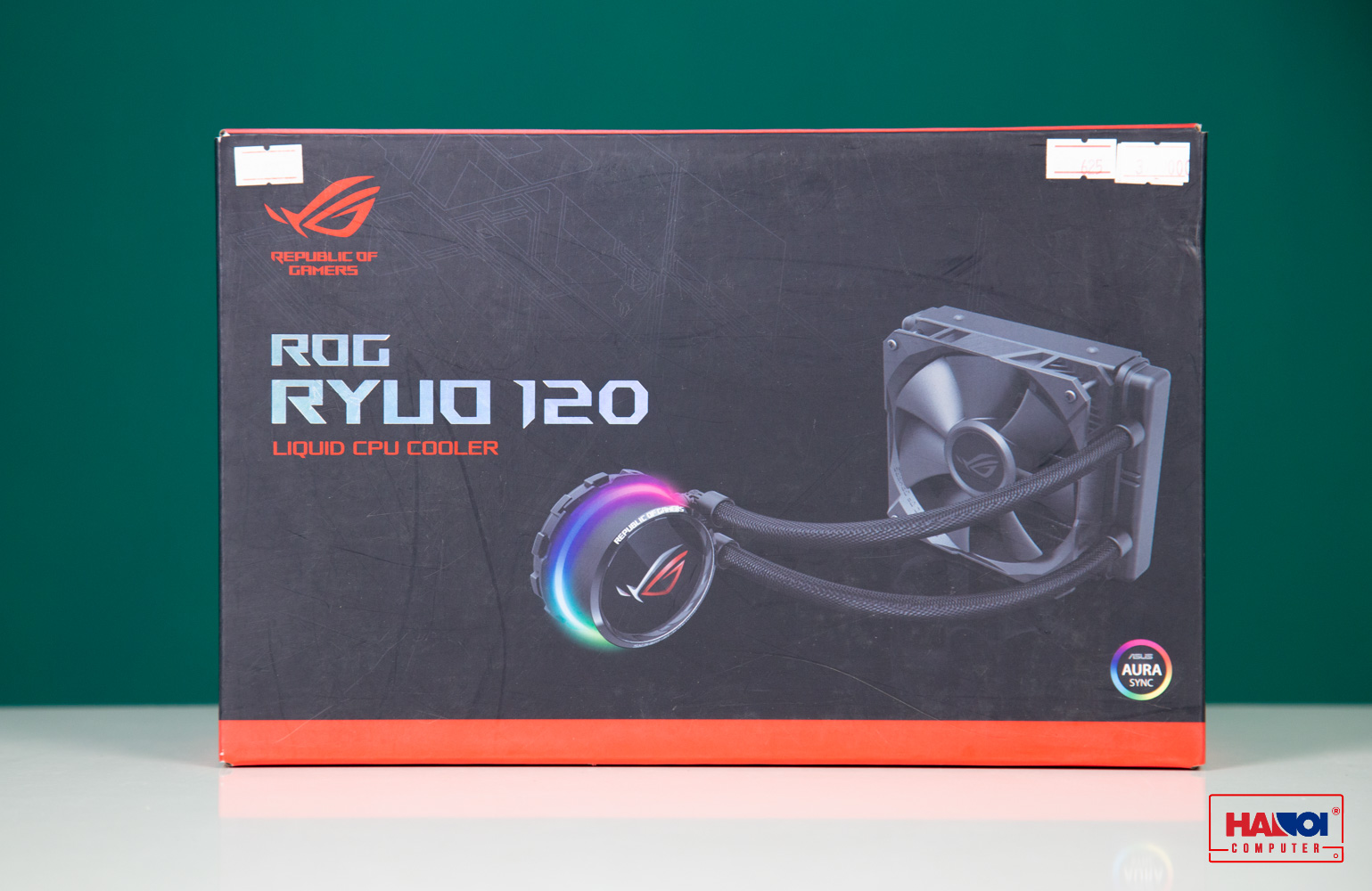 Tản nhiệt nước Asus ROG RYUO 120 - RGB 120mm Liquid CPU Cooler full box